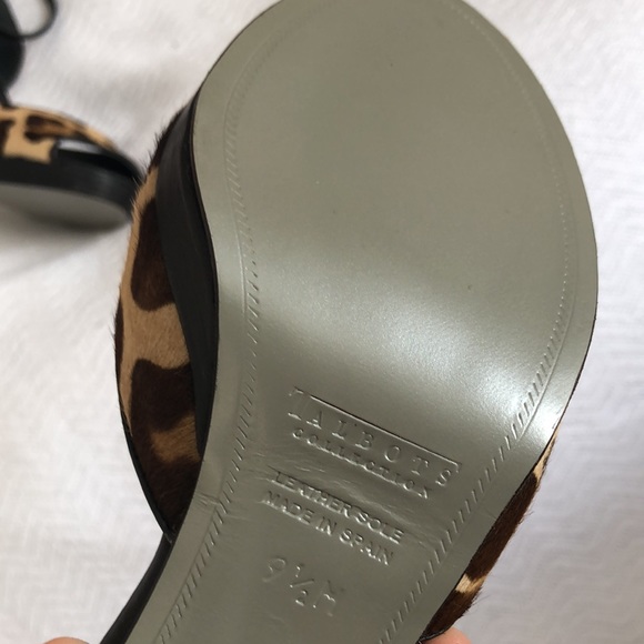 Unworn Talbots Collection Sexy Animal Print Heels.. Size 9.5 - Picture 5 of 5